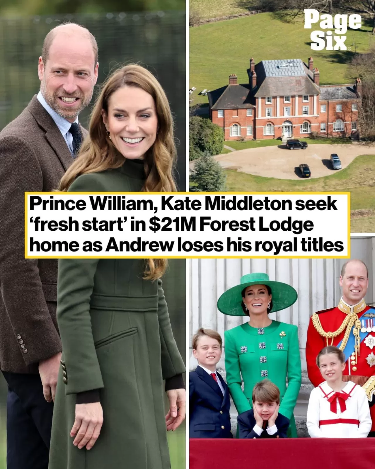 Prens William ve Ailesi Windsor'daki Yeni Konutlarına Yerleşti