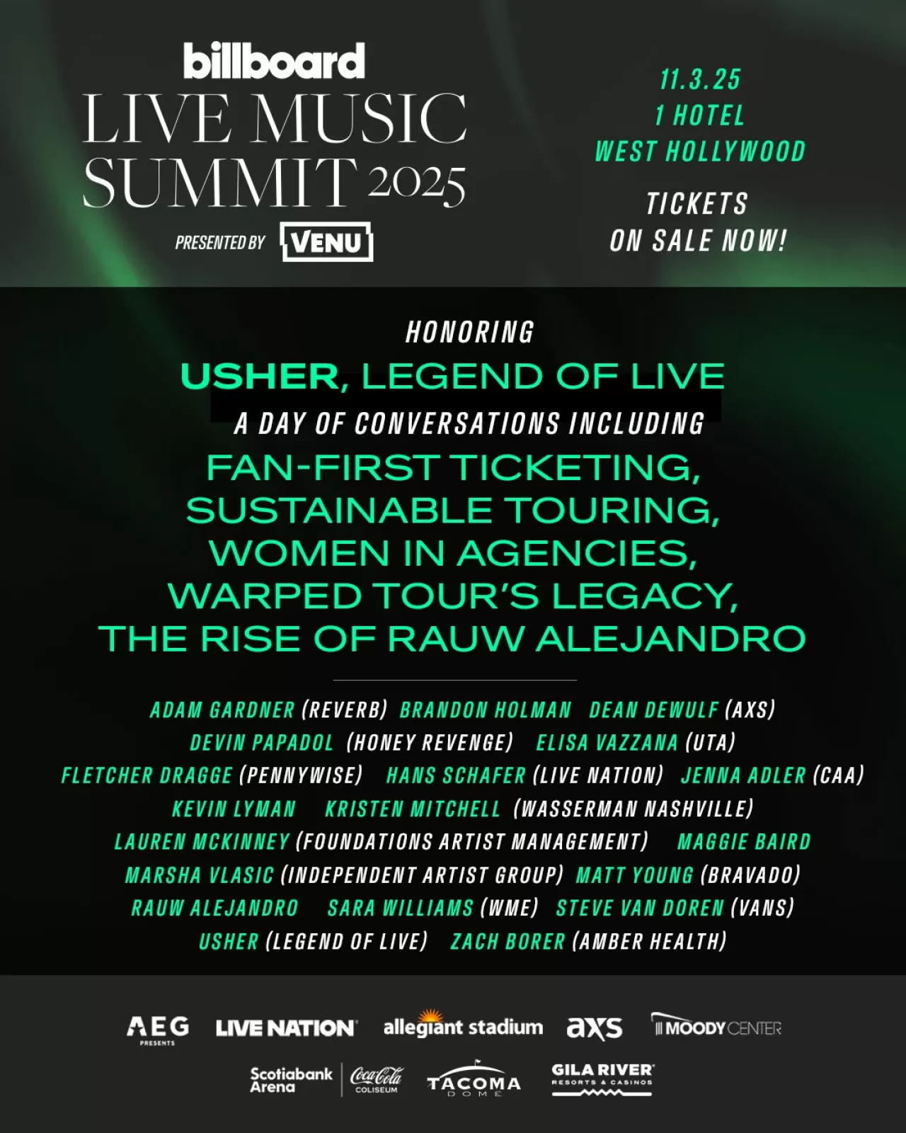 Billboard Live Music Summit 2025 Los Angeles'ta Başladı