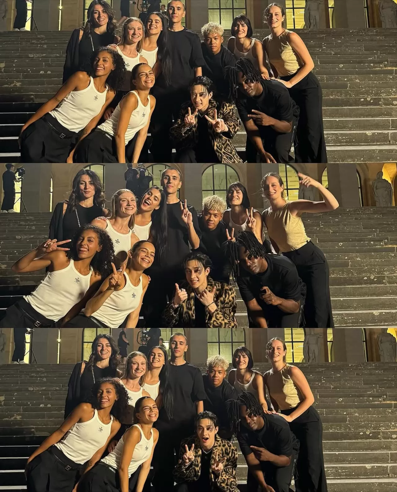 STRAY KIDS Bang Chan, 'Roman Empire' Müzik Videosu Setinde Dansçılarla Bir Araya Geldi