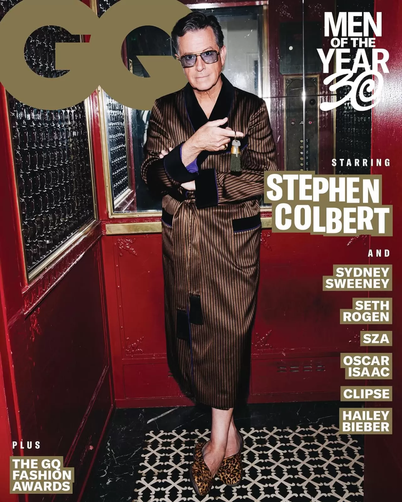Stephen Colbert, GQ'nun 30. Yıl Men of the Year Sayısının İlk Kapağında