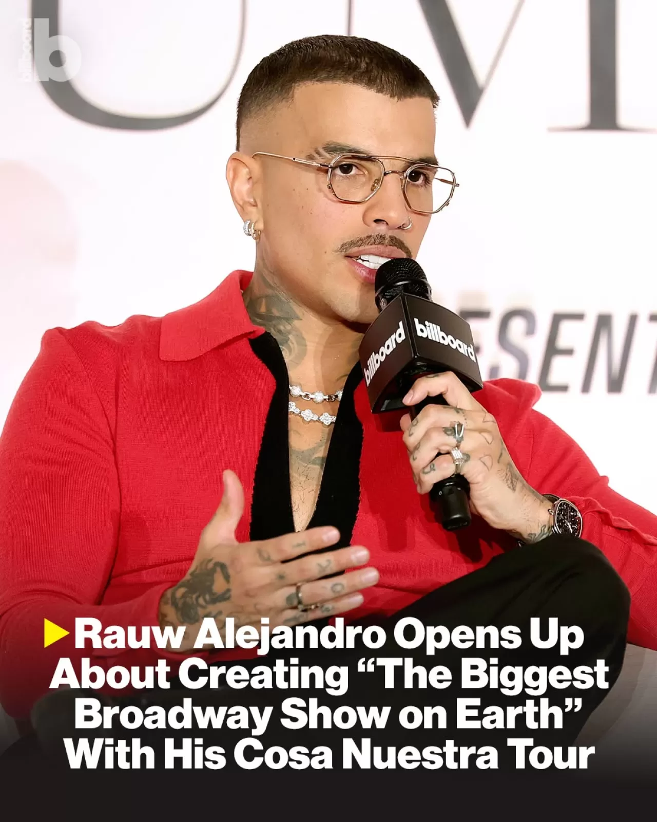 Rauw Alejandro, Billboard Live Music Summit'te Turne Vizyonunu Anlattı