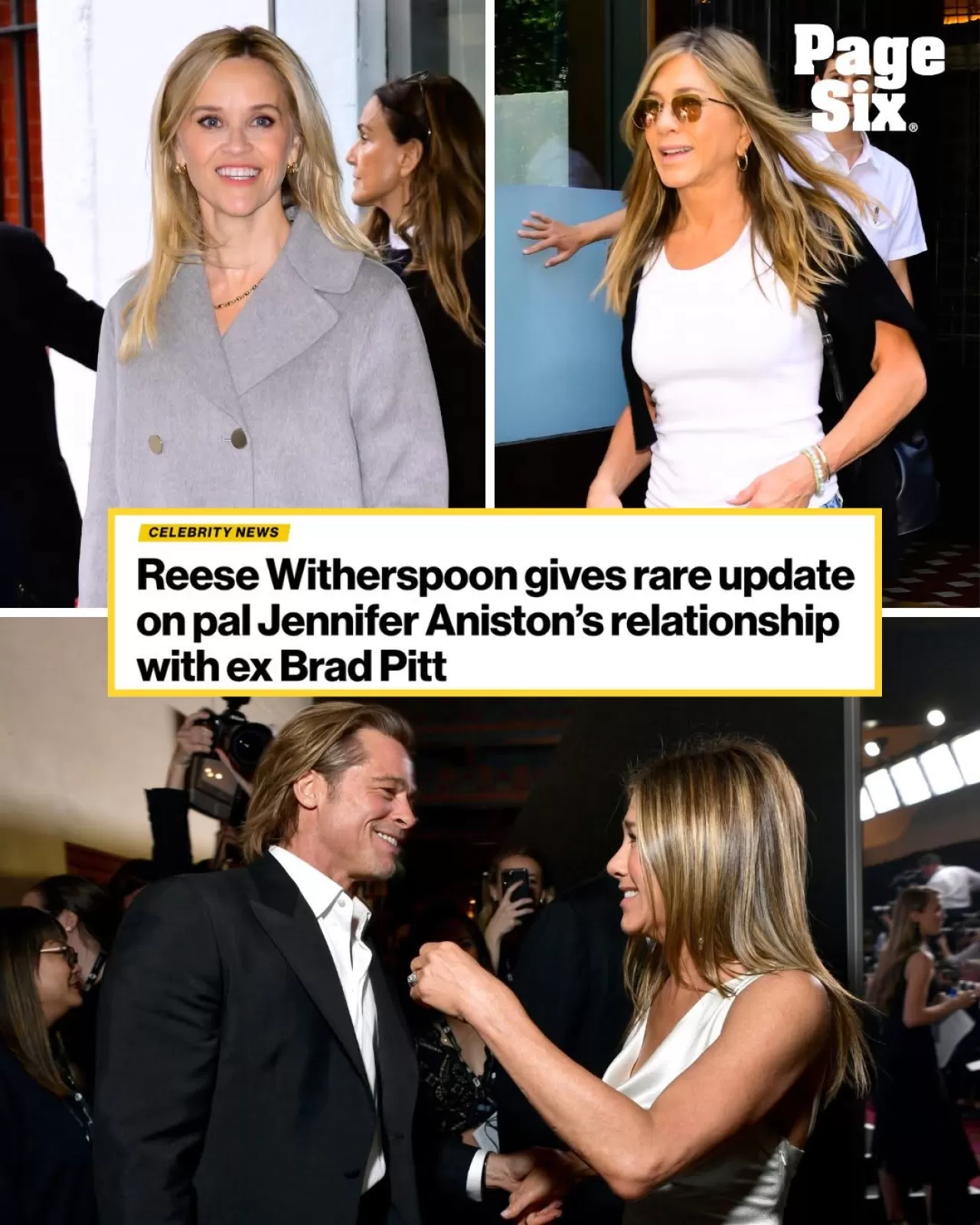 Jennifer Aniston ve Brad Pitt İlişkisine Dair Reese Witherspoon'dan Nadir Açıklama