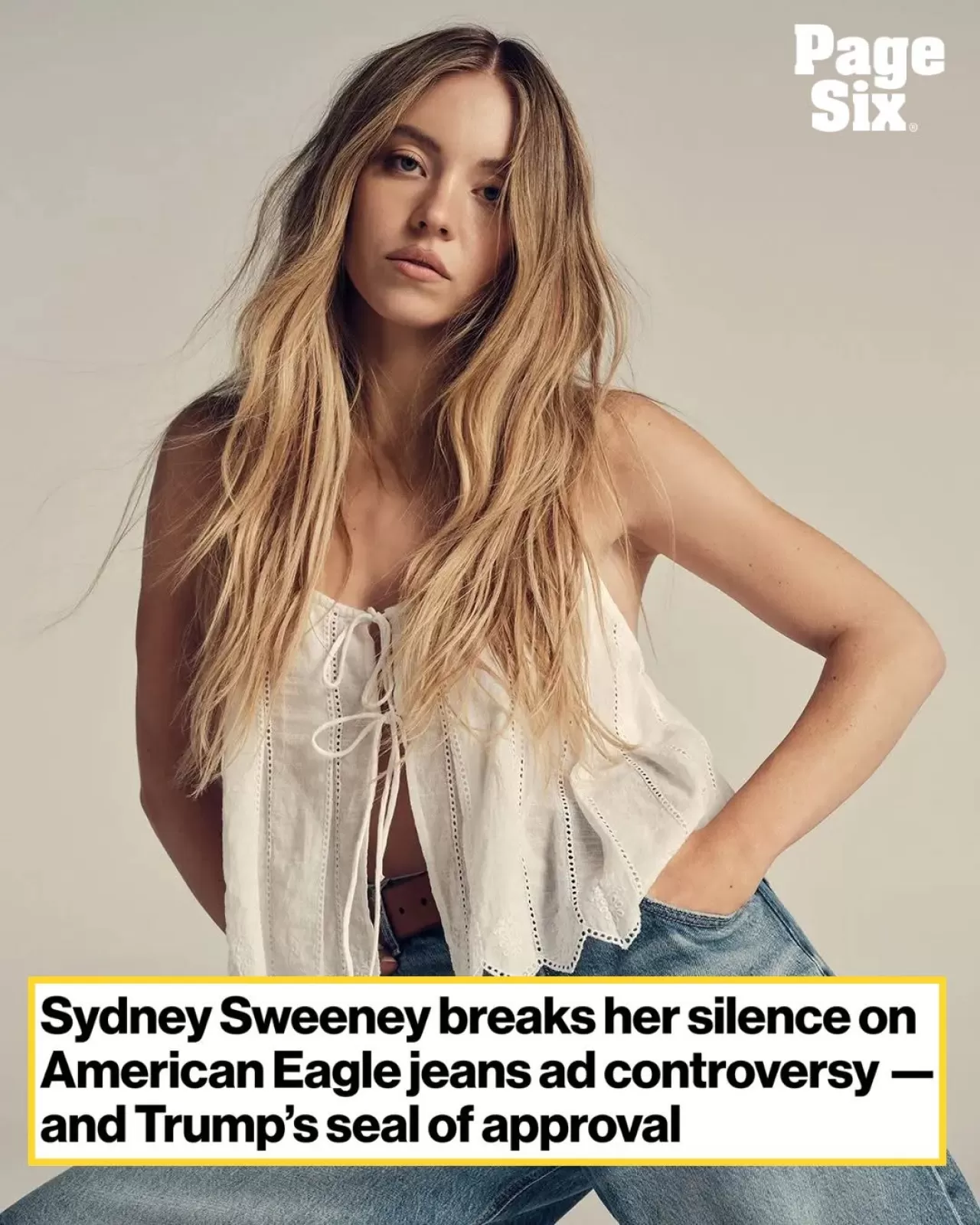 Sydney Sweeney, American Eagle Reklamına Yönelik Tepkileri Değerlendirdi