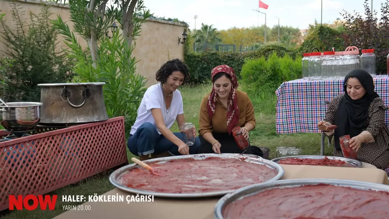 "Halef: Köklerin Çağrısı" Dizisi Setinde Geleneksel Domates Şenliği Düzenlendi