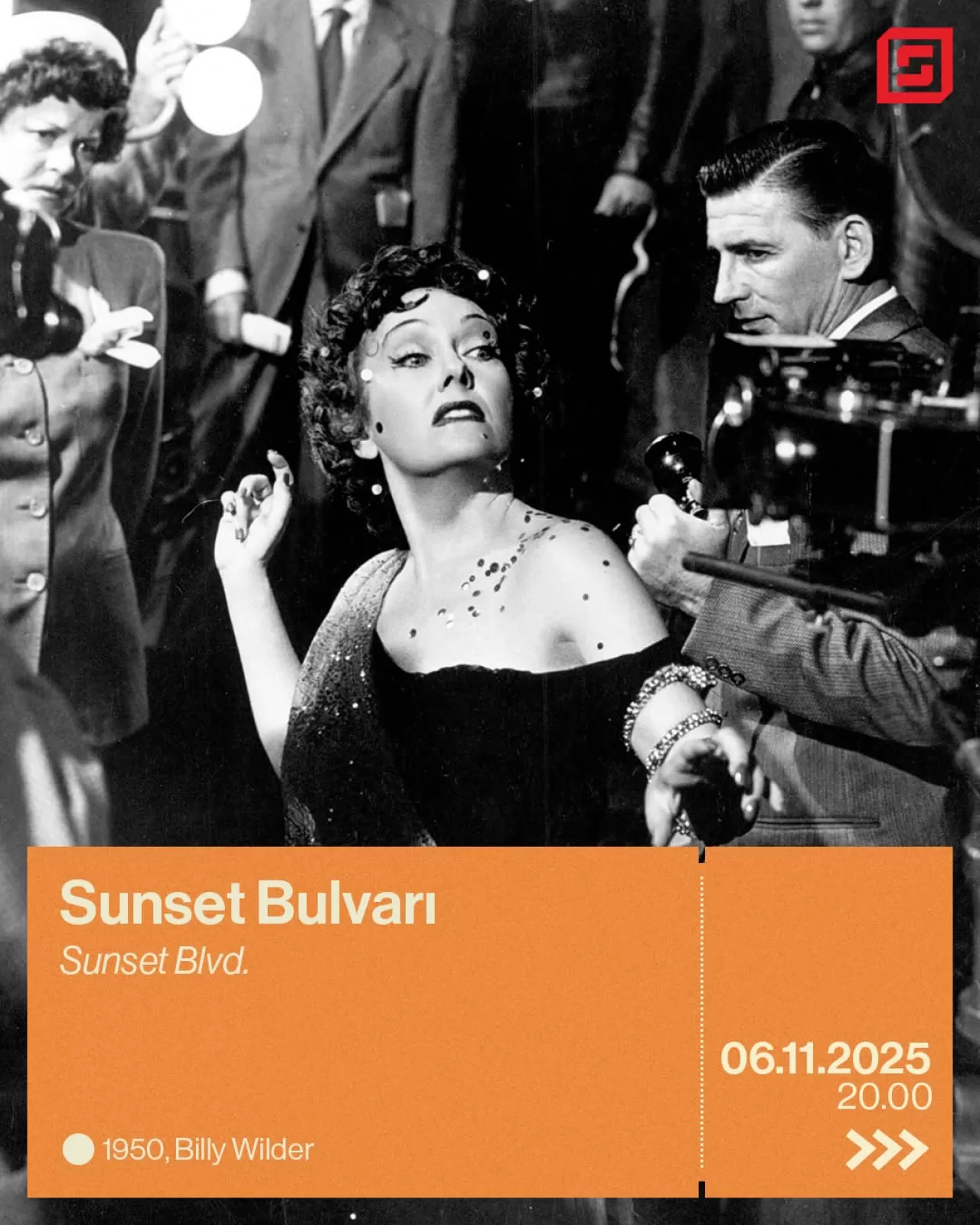 Sunset Bulvarı, Sinematek Sinema Evi'nde 4K Restore Edilmiş Kopyası ile Gösterilecek