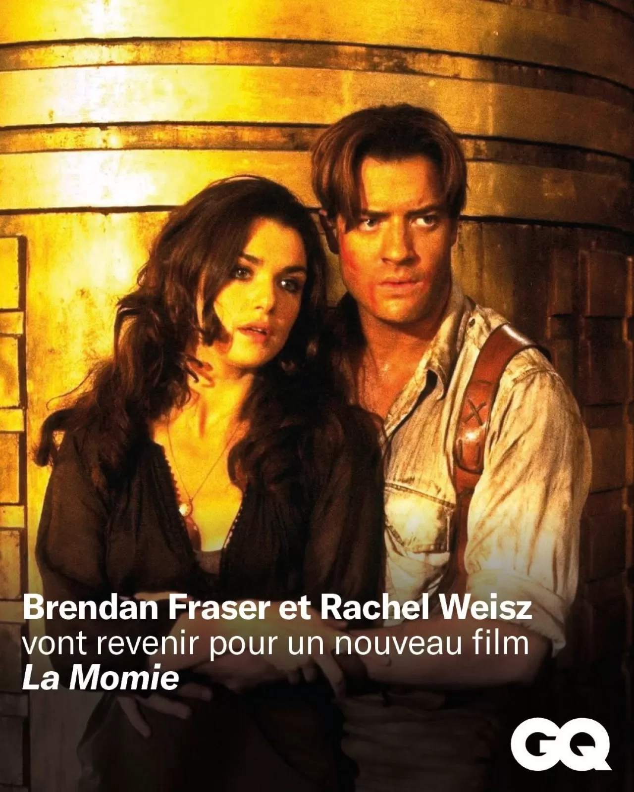 Brendan Fraser ve Rachel Weisz 
