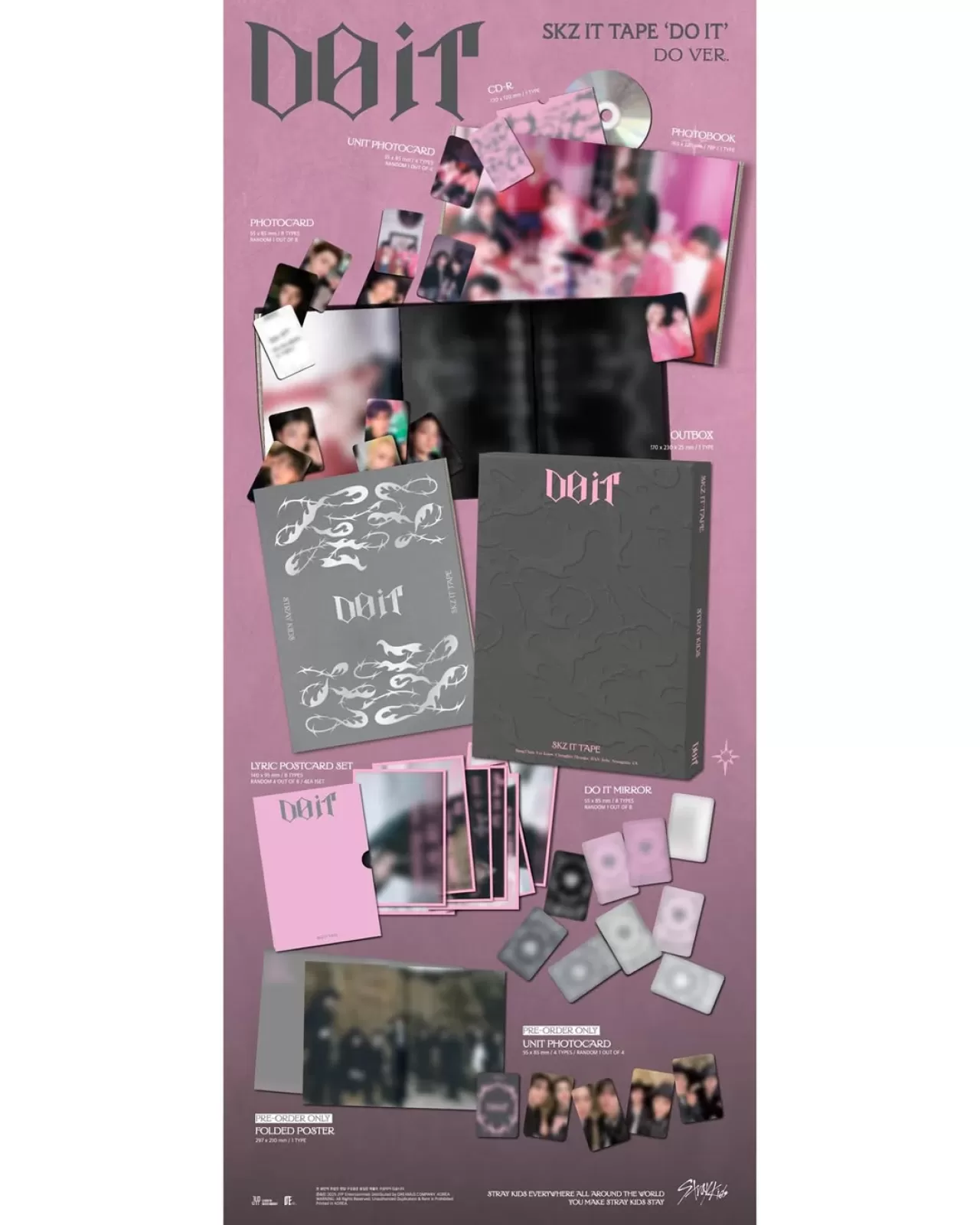 Stray Kids, Yeni Albümü 'DO IT' İçin Farklı Versiyon Ön İzlemelerini Paylaştı