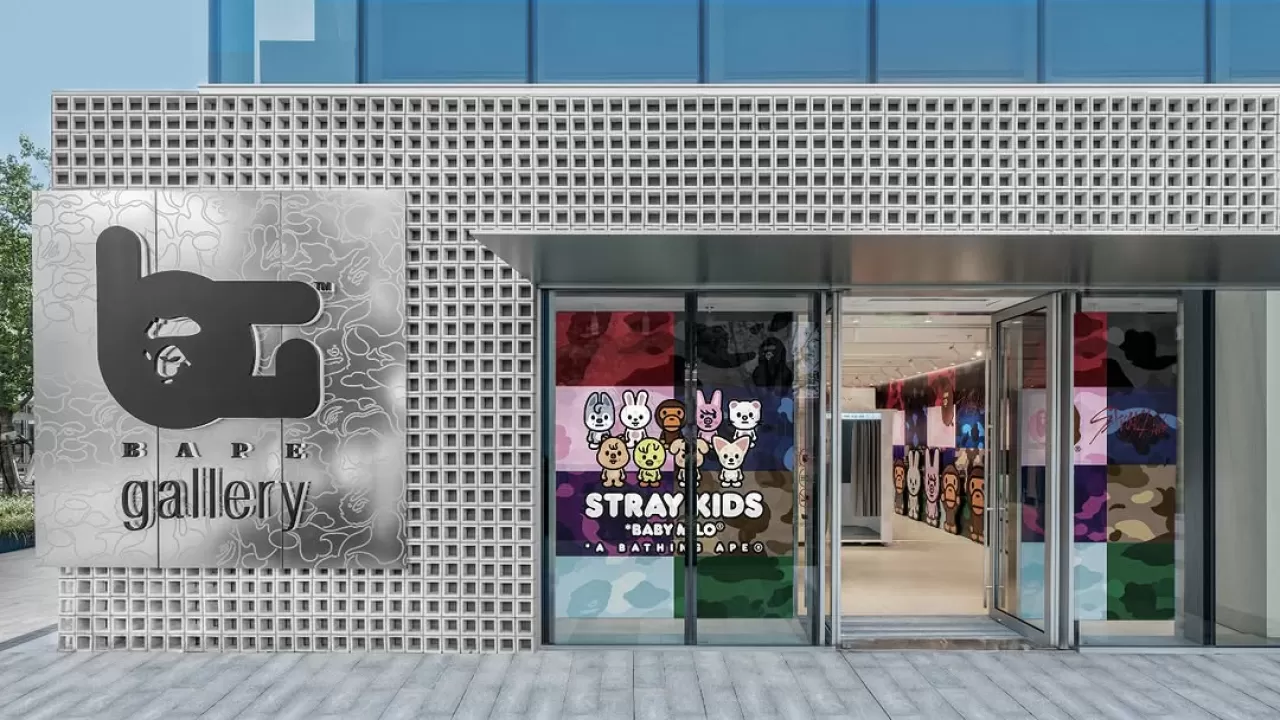 BAPE ve Stray Kids'ten Shanghai'da Özel Pop-Up Mağaza