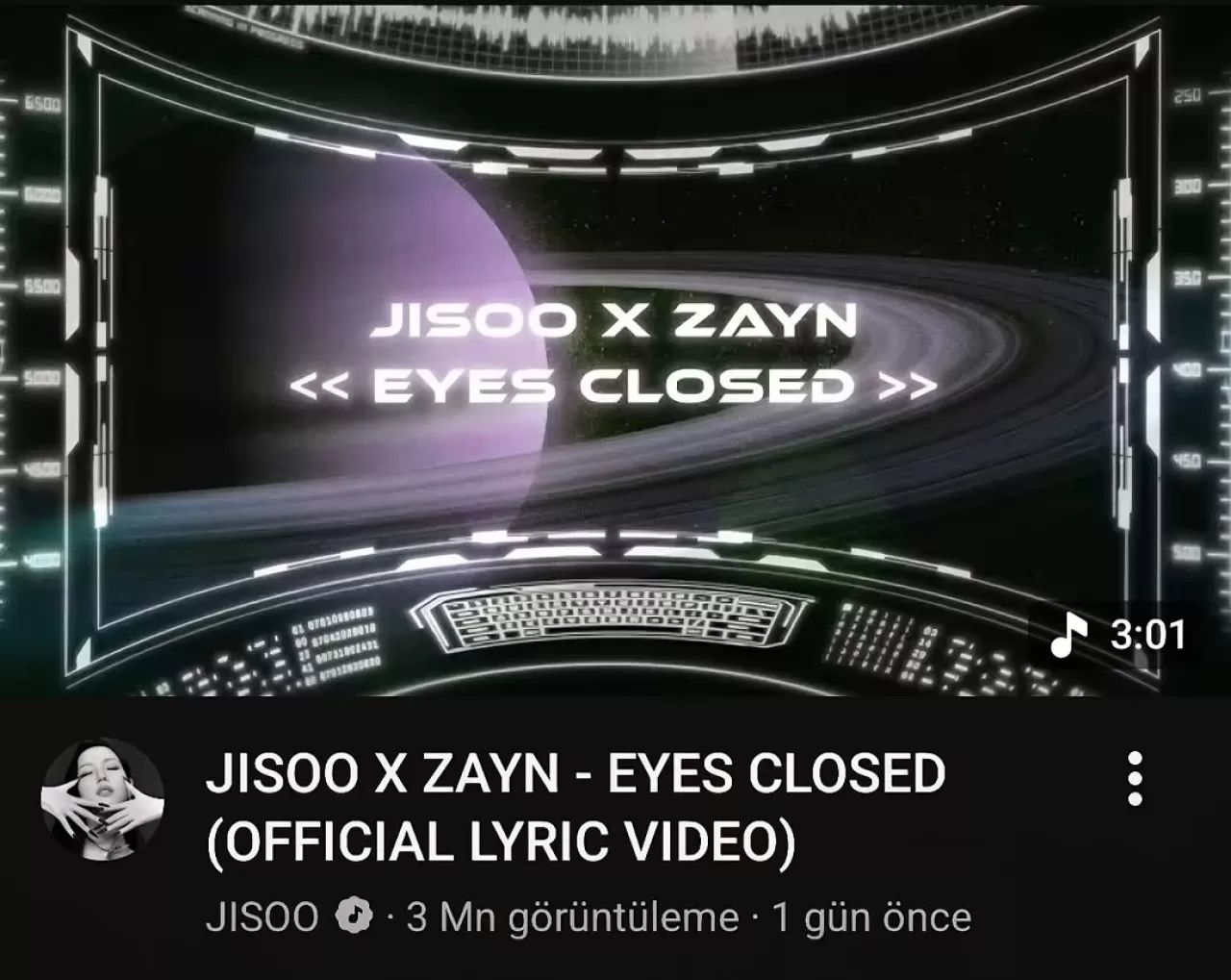 BLACKPINK Üyesi JISOO ve ZAYN Malik'ten "Eyes Closed" İş Birliği