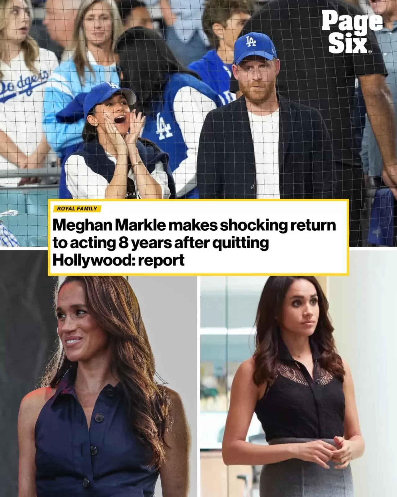 Meghan Markle'nin Oyunculuğa Dönüşü Gündemde