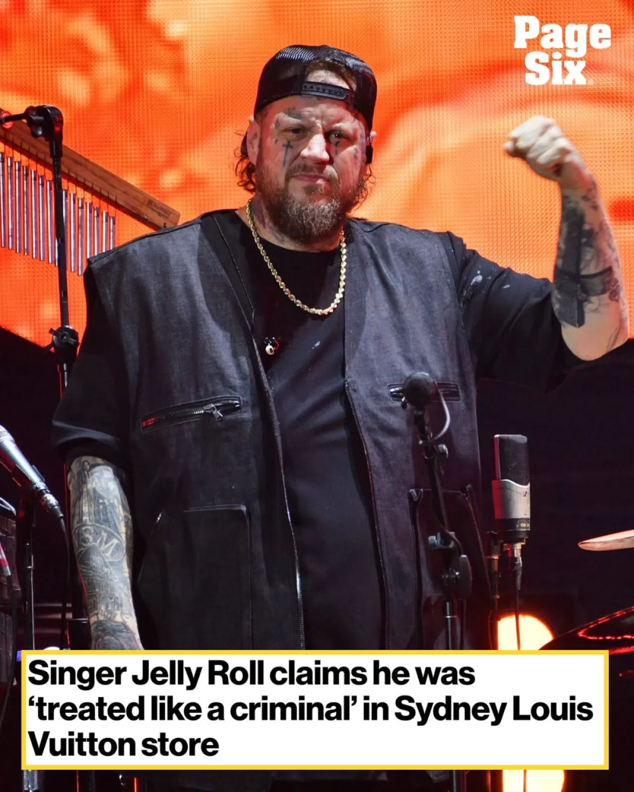 Jelly Roll, Sidney'deki Louis Vuitton Mağazasında Yaşadığı Deneyimi Paylaştı