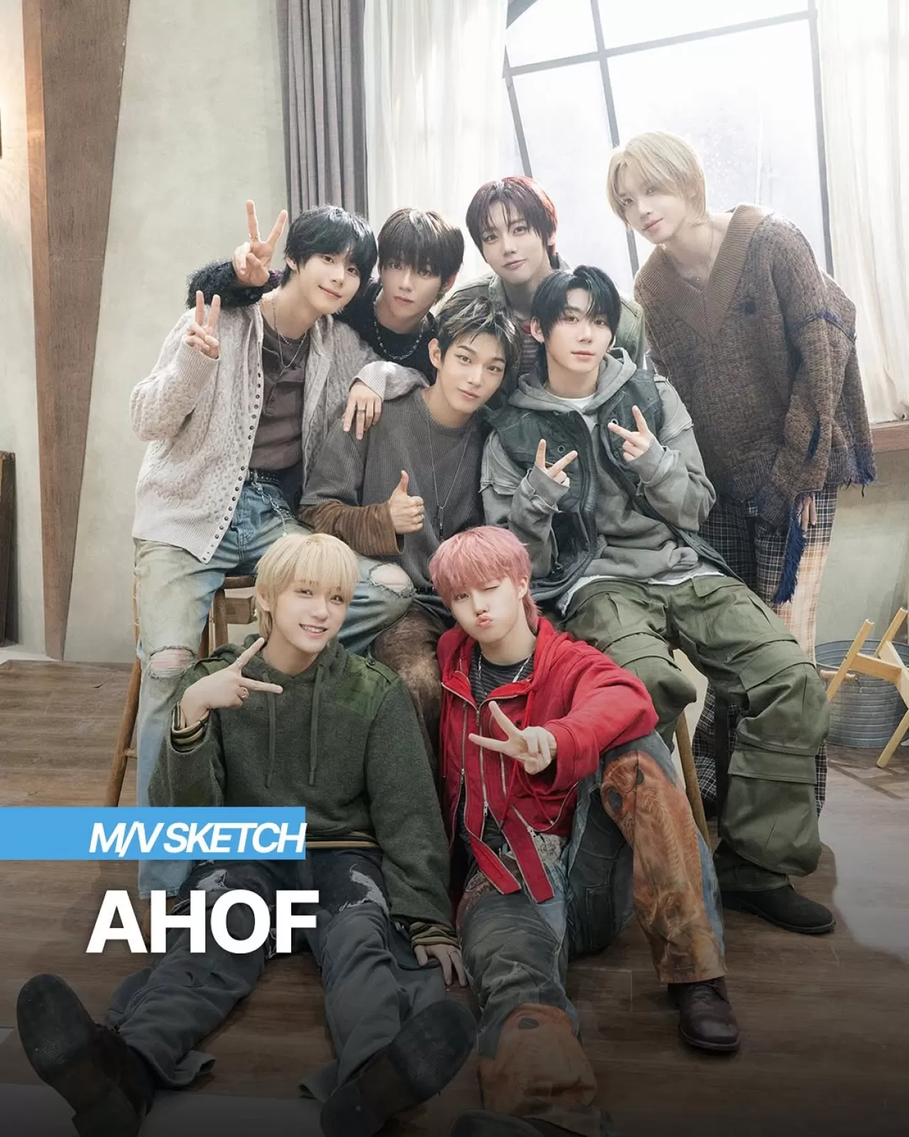 AHOF Grubu, '피노키오는 거짓말을 싫어해' Şarkısının Müzik Videosu Çekimini Gerçekleştirdi