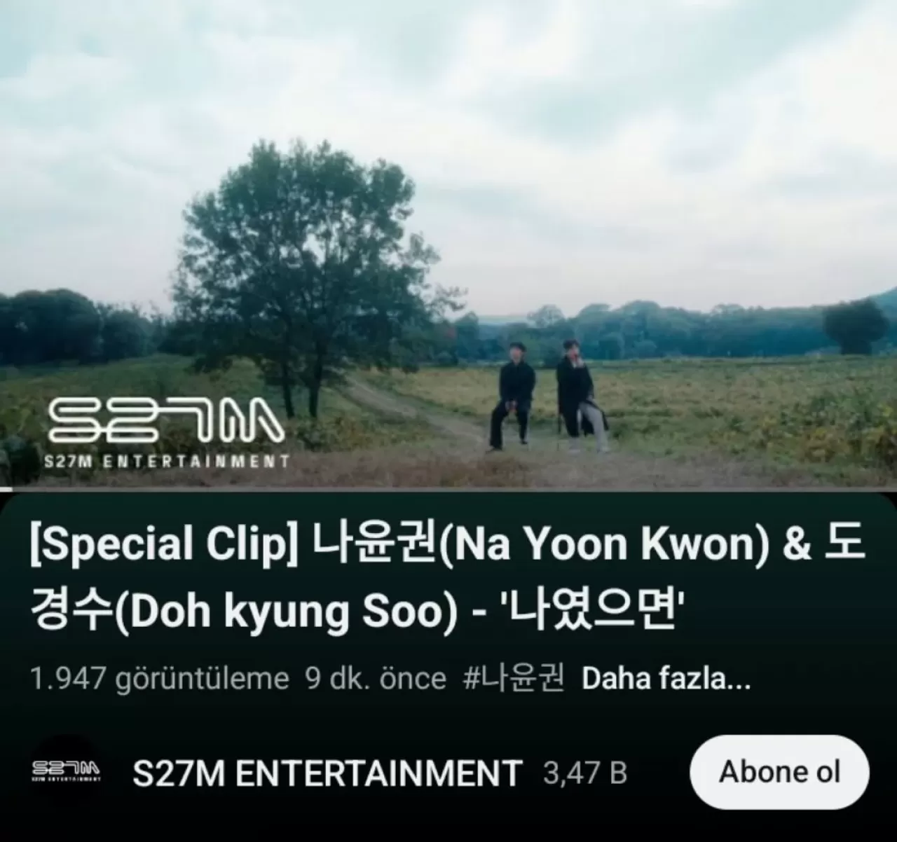 Do Kyungsoo ve Na Yoon Kwon'dan 