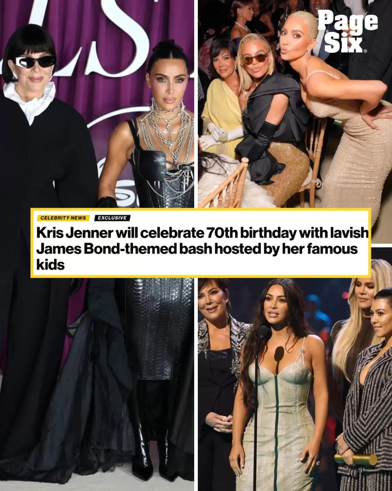 Kris Jenner 70. Yaşını James Bond Temalı Görkemli Bir Partiyle Kutlamaya Hazırlanıyor