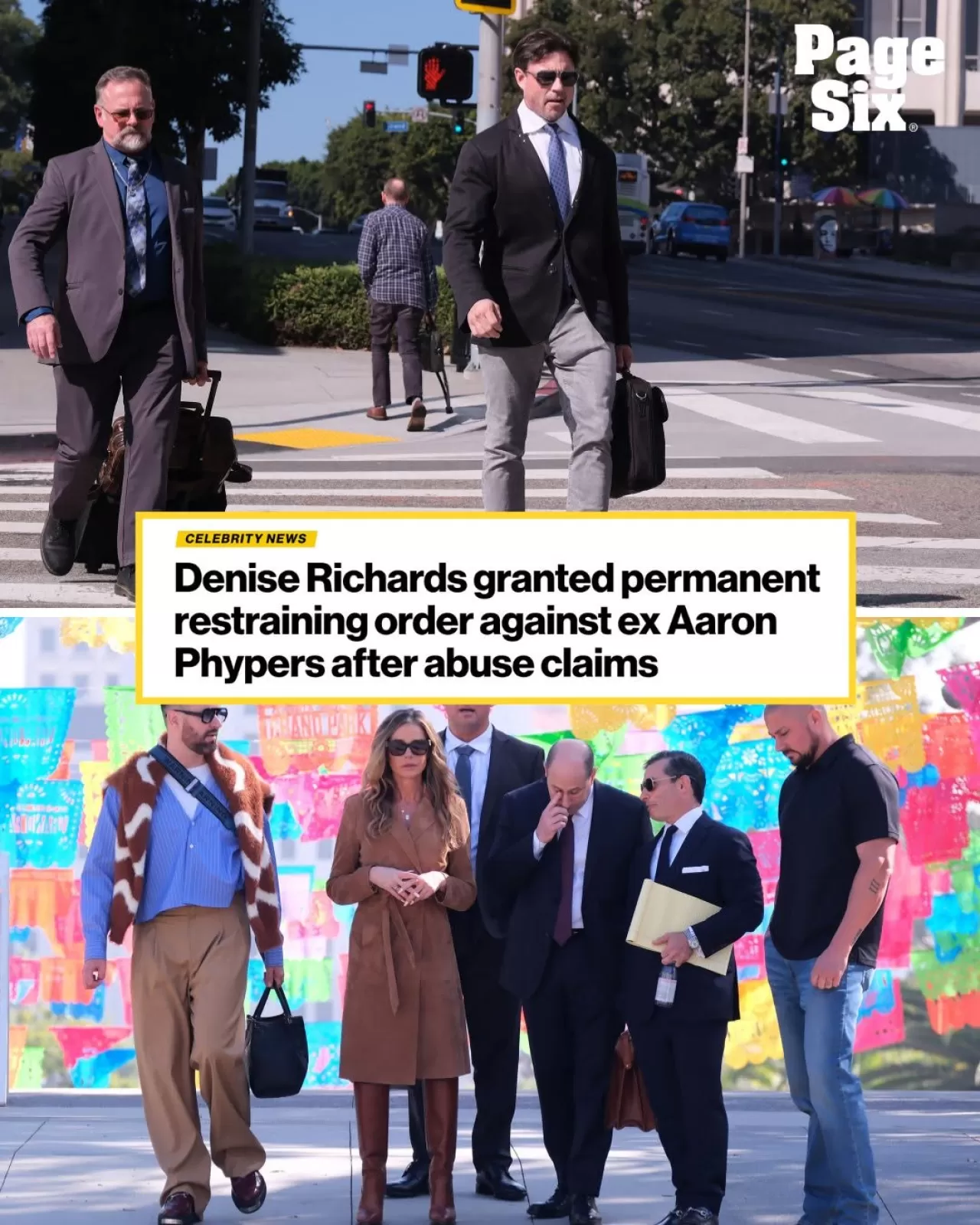 Denise Richards'e Eski Kocası Aaron Phypers'e Karşı Kalıcı Uzaklaştırma Kararı Çıktı