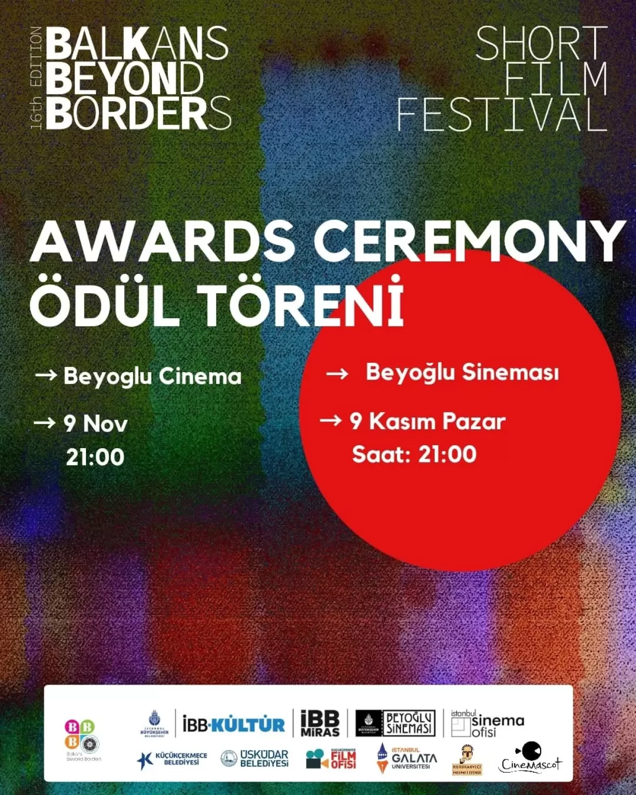 16. Balkans Beyond Borders Kısa Film Festivali'nin Ödülleri Yarın Sahiplerini Buluyor