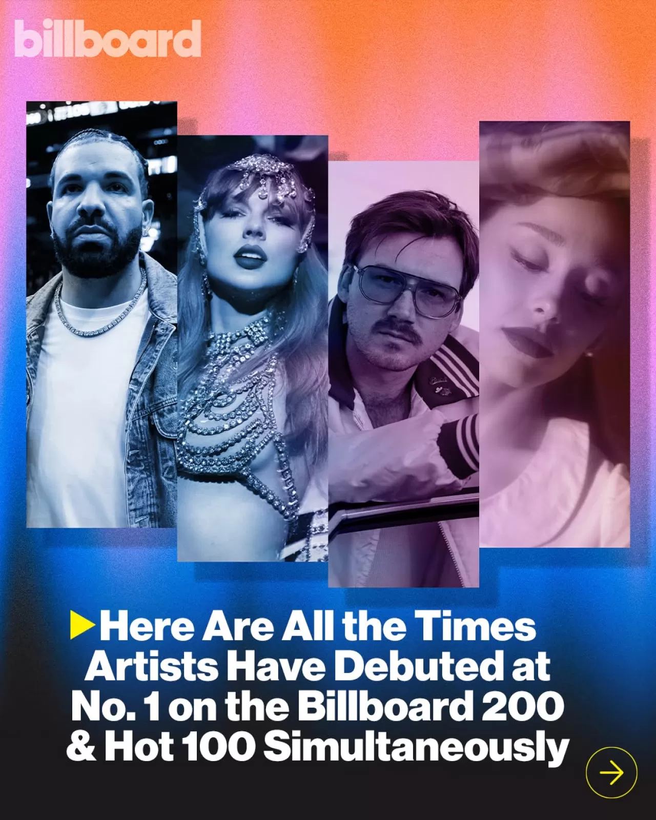 Taylor Swift, Billboard Tarihini Yeniden Yazdı: Aynı Haftada Hem Albüm Hem Single Listelerinde 7 Kez Bir Numaradan Giriş Rekoru