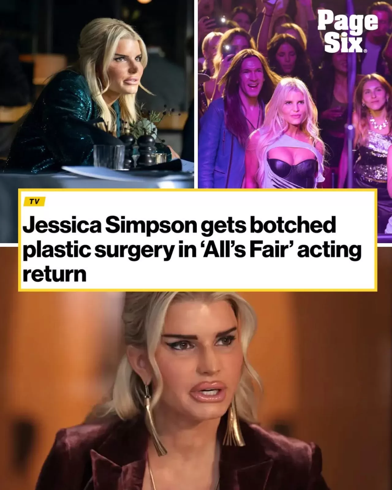 Jessica Simpson, Ryan Murphy'nin Yeni Dizisi 'All's Fair' ile Aktrisliğe Geri Döndü