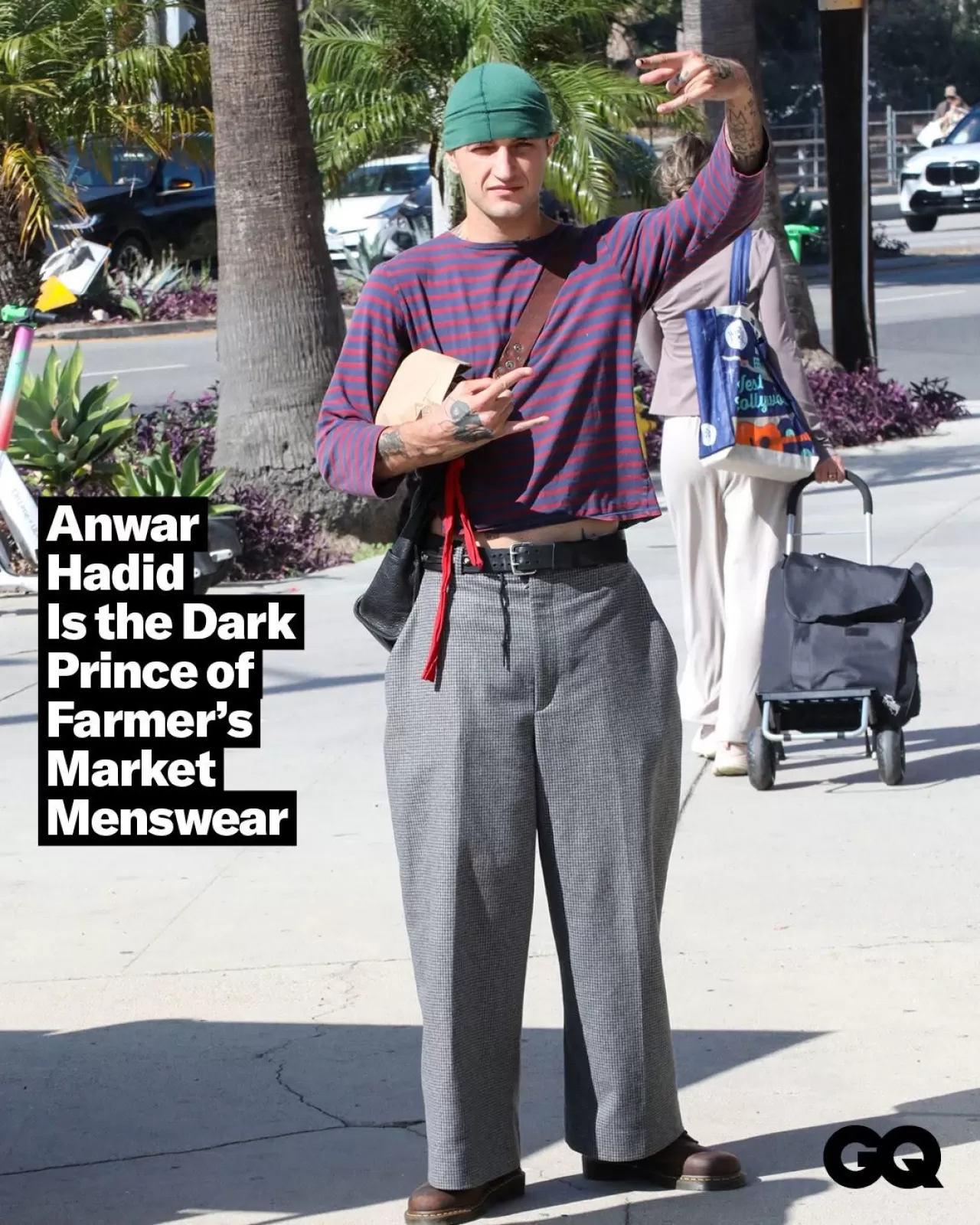 Anwar Hadid'in Studio City Pazarı Alışveriş Tarzı GQ'ya Konu Oldu