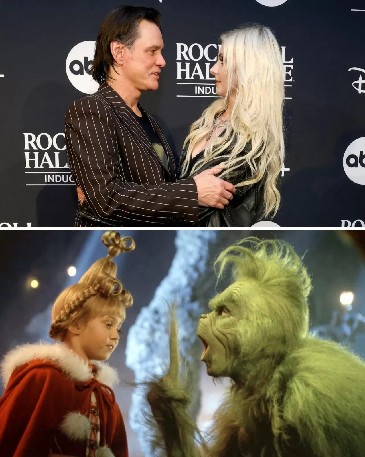 Jim Carrey ve Taylor Momsen, Rock & Roll Hall of Fame Töreninde Grinch Buluşması Yaşadı