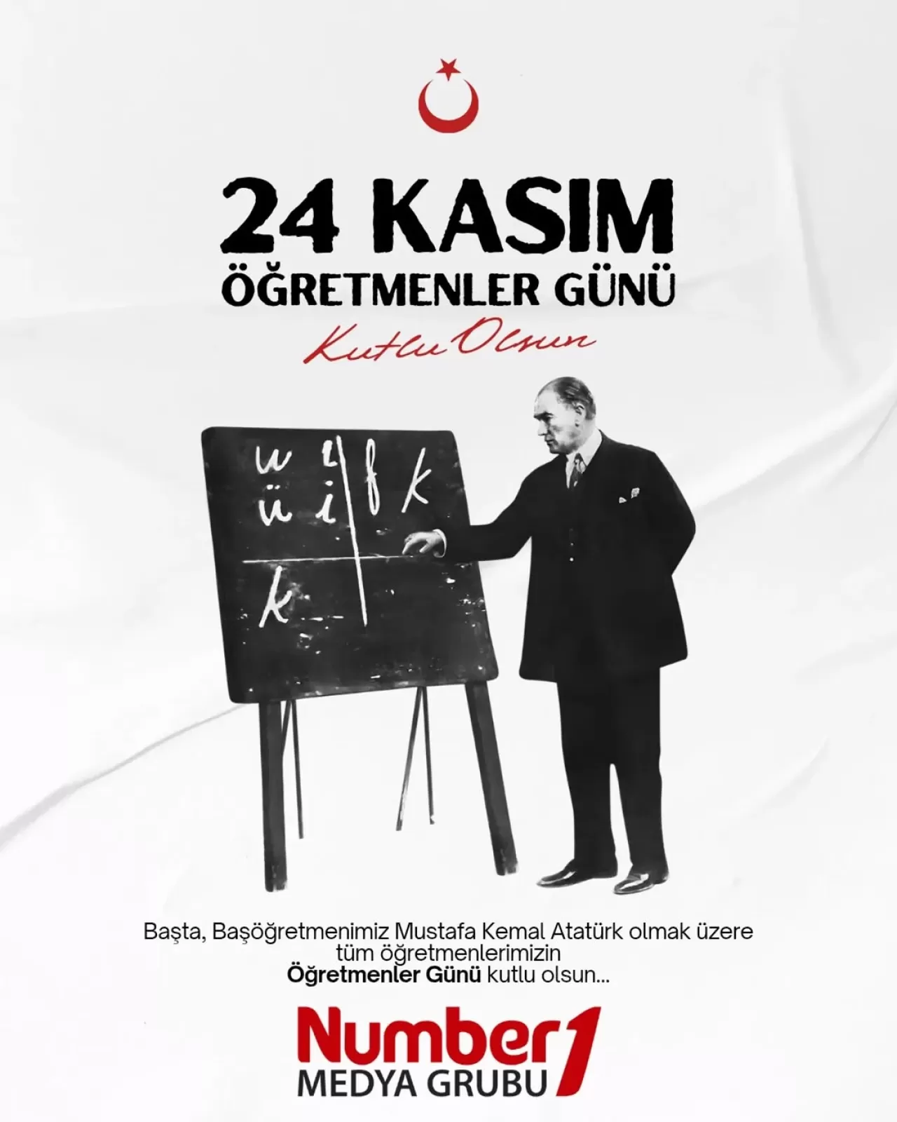 24 Kasım Öğretmenler Günü'nde Mesajlar Verildi