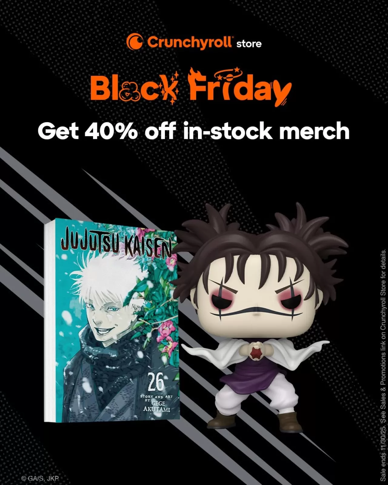 Crunchyroll Store'da Jujutsu Kaisen Ürünlerinde Black Friday İndirimi