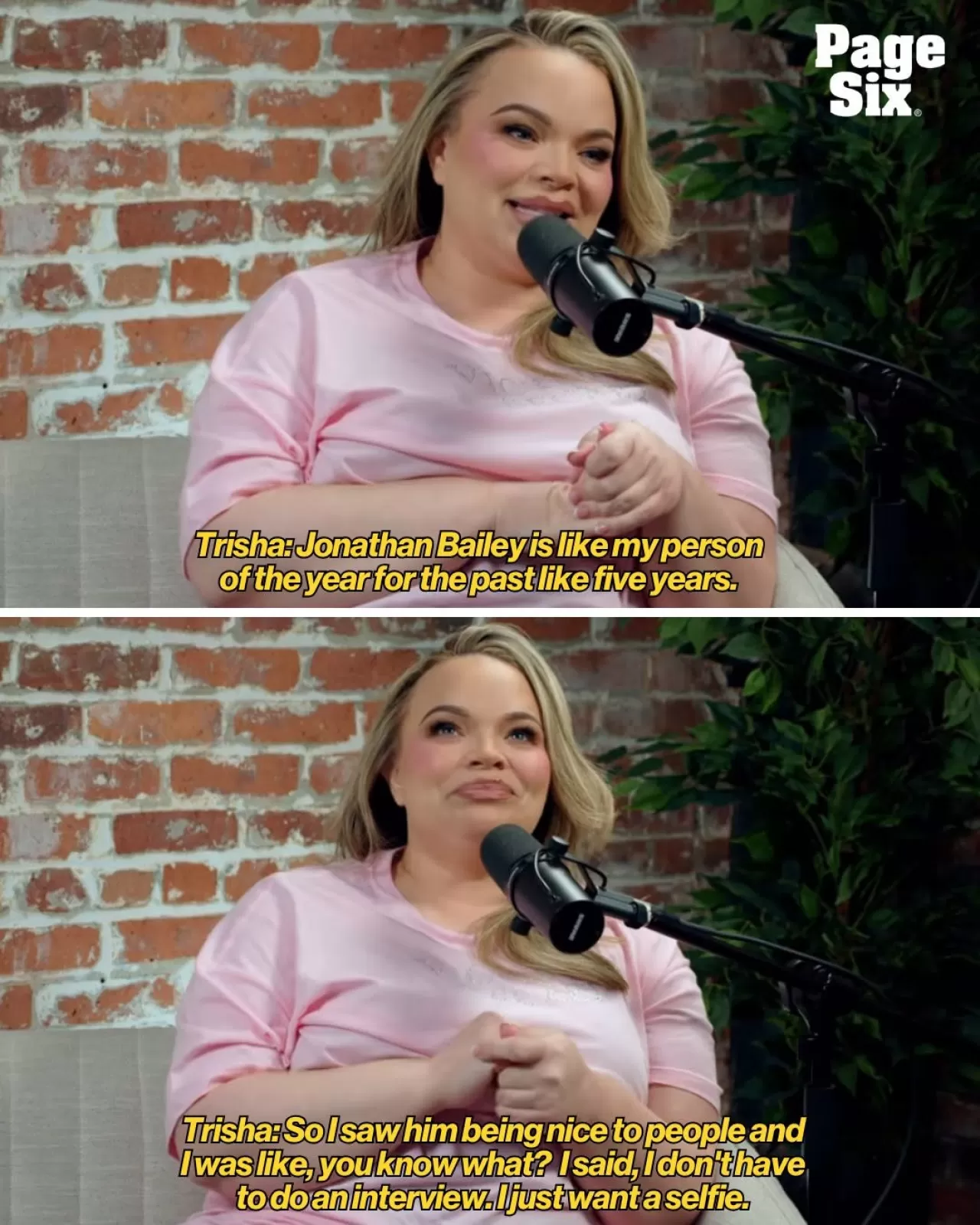 Trisha Paytas ve Jonathan Bailey'nin Sosyal Medyada Gündem Oluşturan Etkileşimi