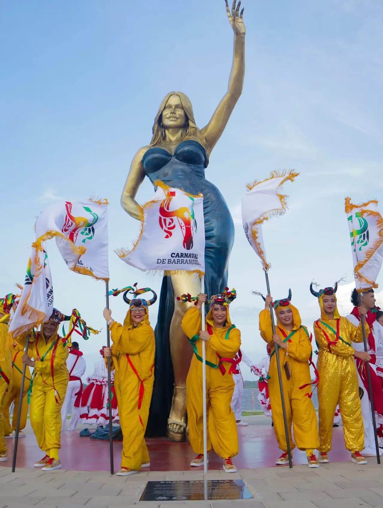 Barranquilla Karnavalı 2026'nın Açılışı, Sofía Vergara Heykelinden Yapıldı