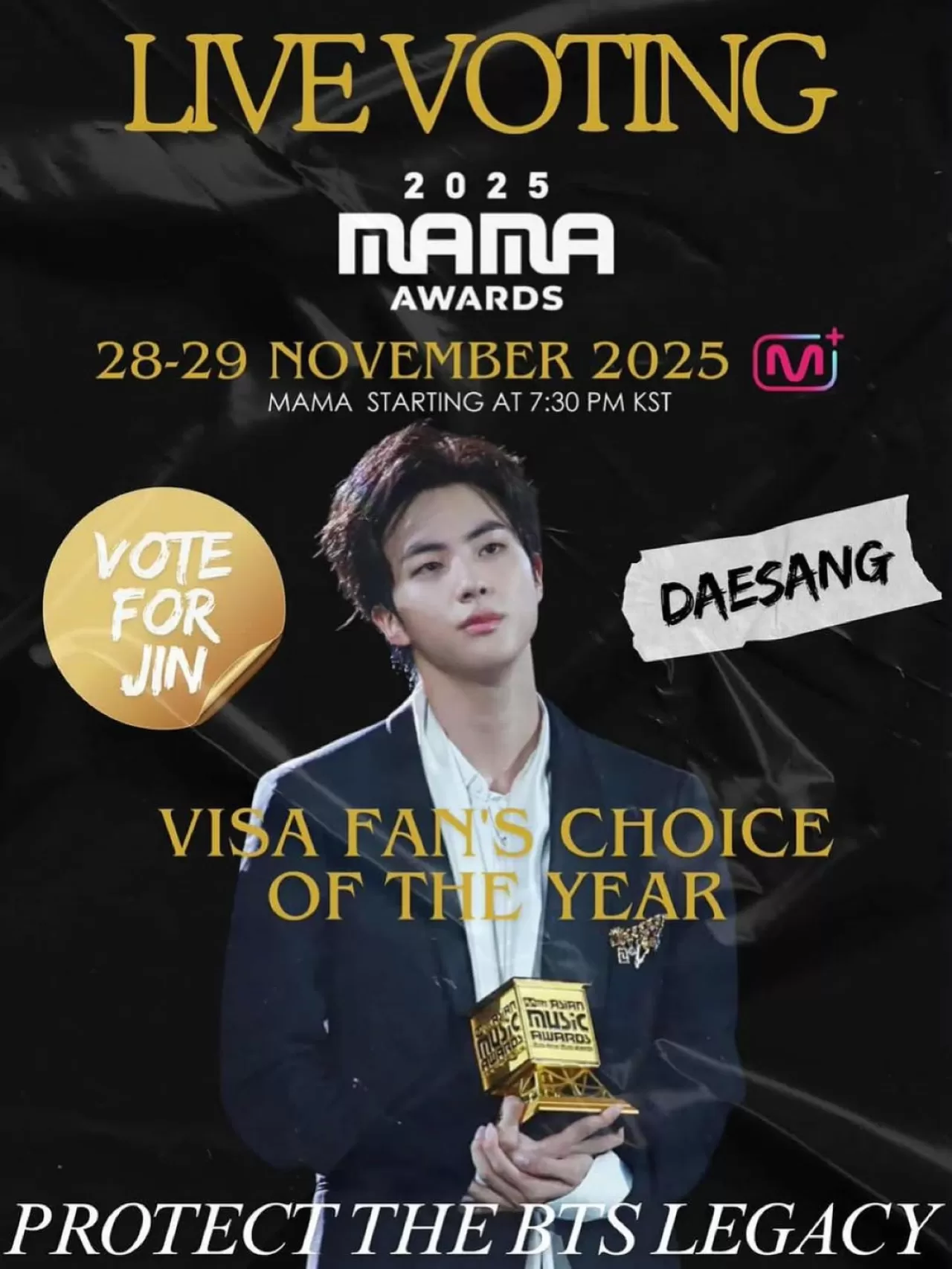 MAMA 2023'te Daesang Ödülü Yarın Canlı Olarak Oylanacak