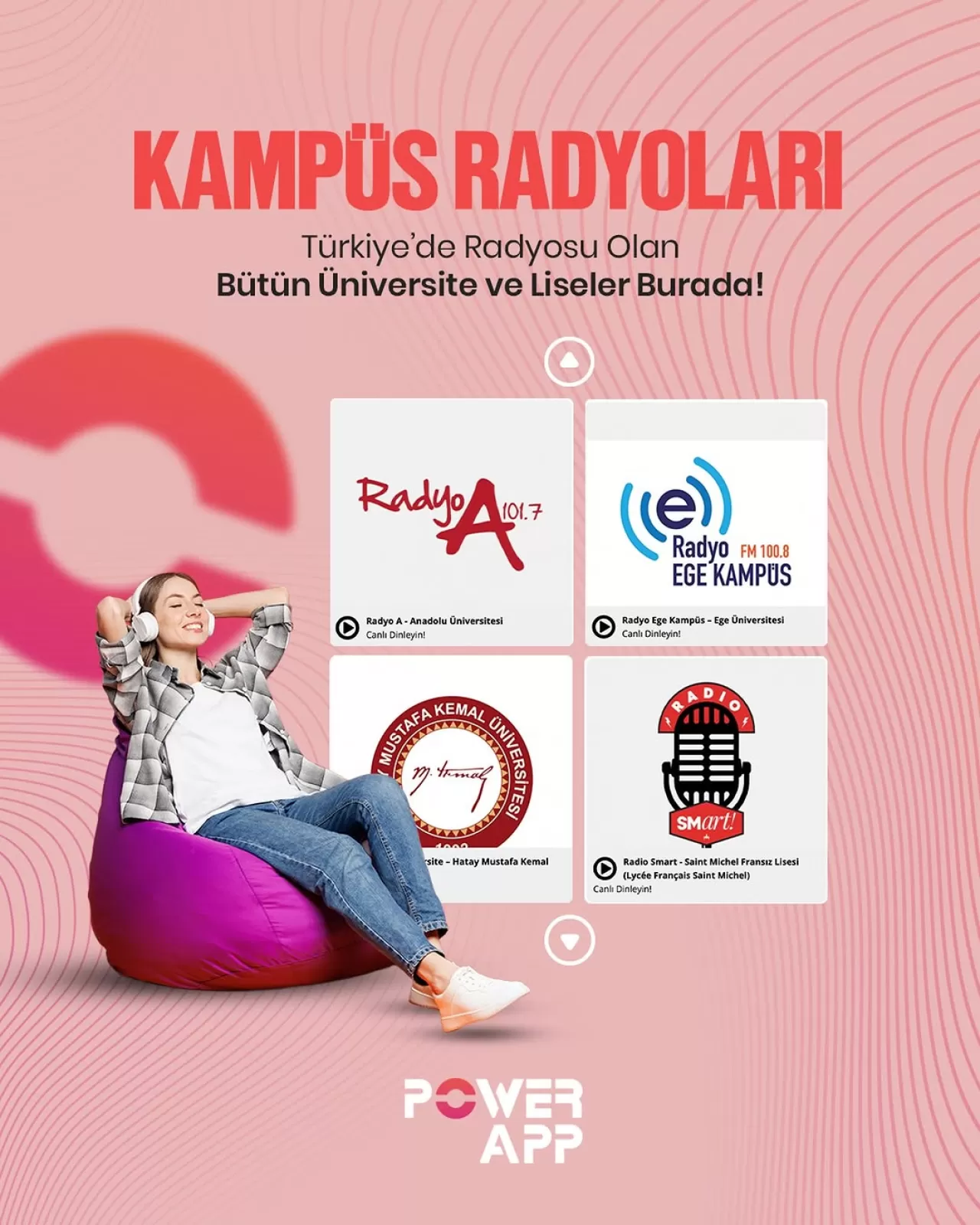 PowerApp, Kampüs Radyolarını Öğrencilerle Buluşturuyor