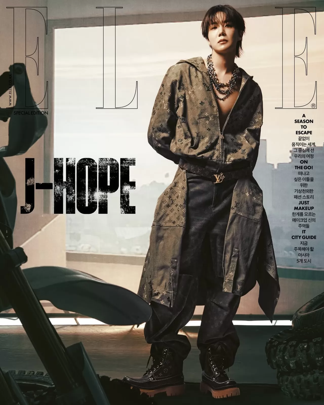 J-Hope, ELLE Korea'nın Aralık Ayı Özel Kapağını Tasarladı