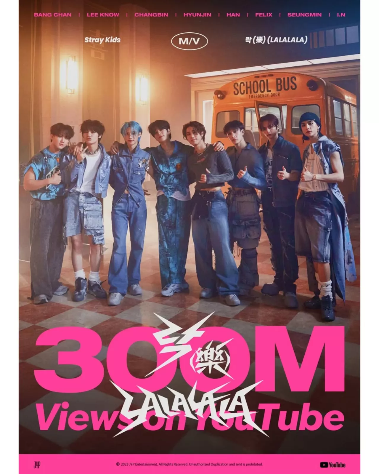 Stray Kids 'LALALALA' Müzik Videosu 300 Milyon İzlenmeye Ulaştı