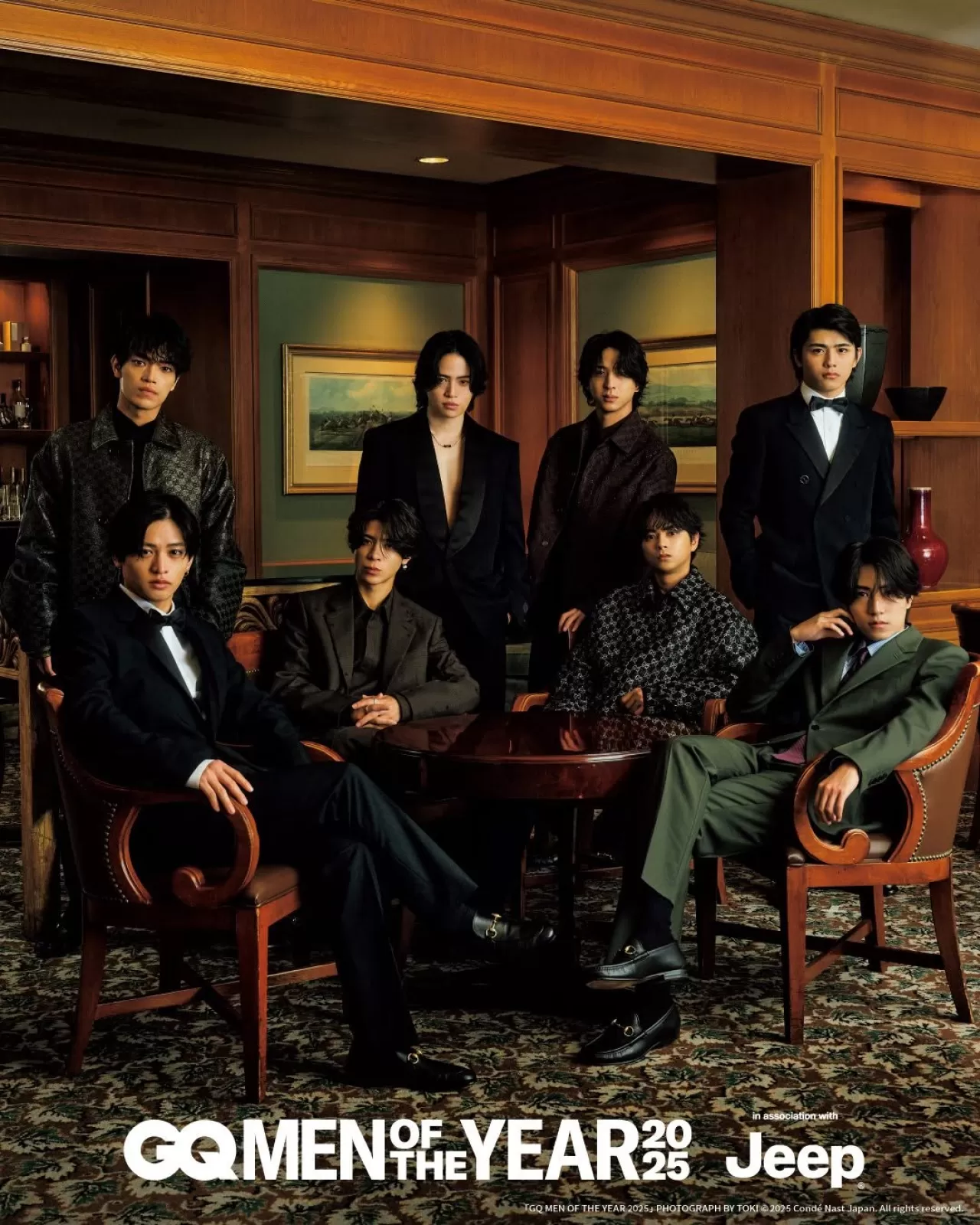 Timelesz, GQ Men Of The Year 2025'te