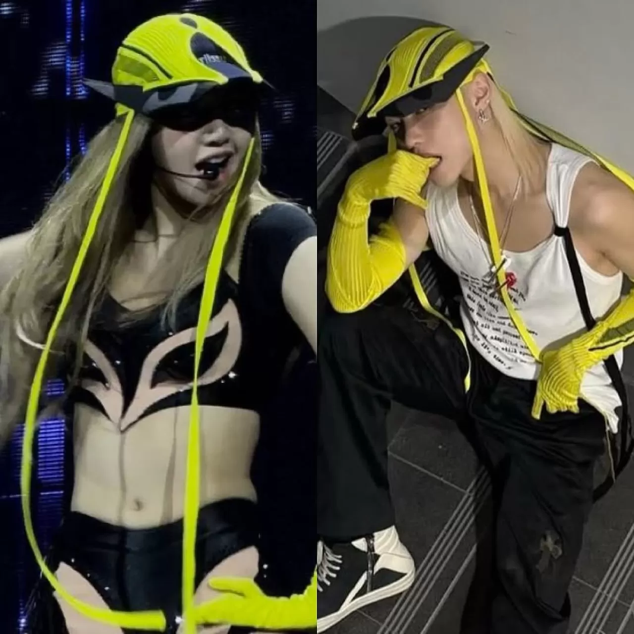 BLACKPINK'in LISA'sı, Konserde Stray Kids'ten Felix'in ATiSSU Koleksiyonundan Giydi