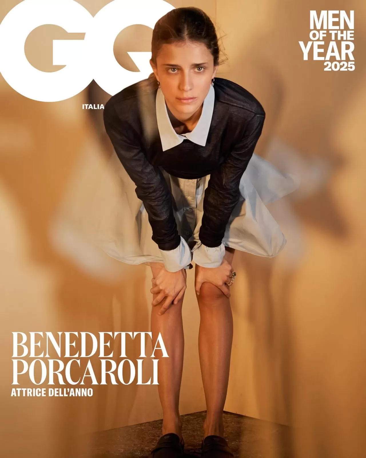 Prada Elçisi Benedetta Porcaroli, GQ Italia'da Prada Holiday 2025 Koleksiyonunu Tanıttı