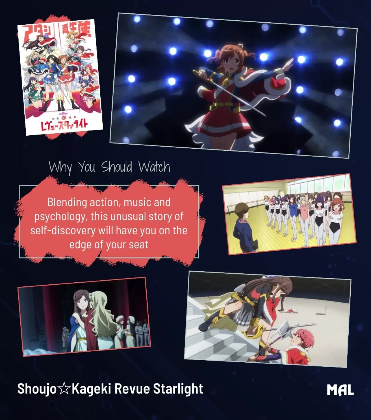 Shoujo Kageki Revue Starlight: Müzik Tiyatrosu Hedefleyen Gençlerin Sahne Savaşları