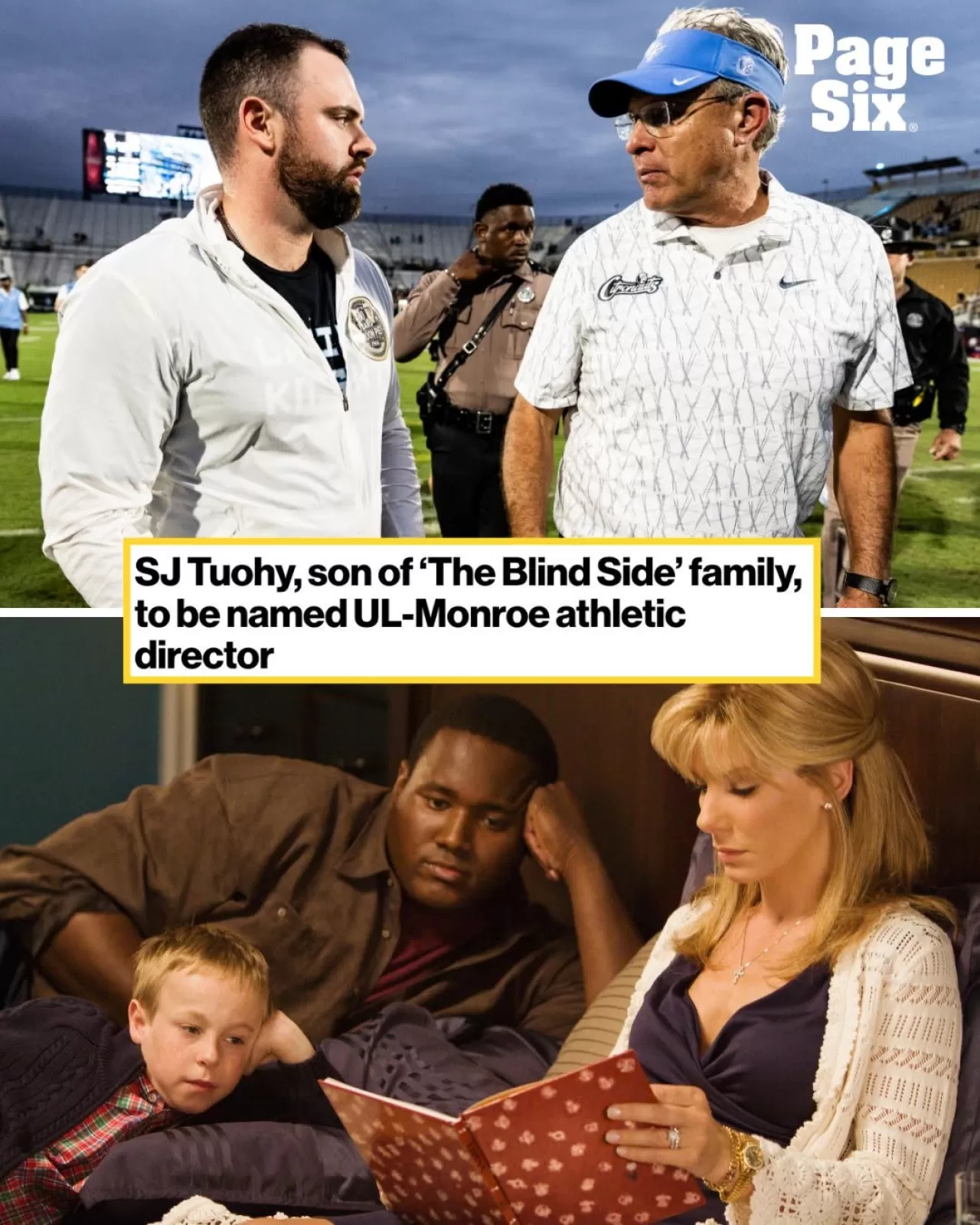 Sean 'S.J.' Tuohy, 'The Blind Side' Filmindeki Çocuk Karakter, Louisiana Monroe'nun Atletizm Direktörü Oluyor