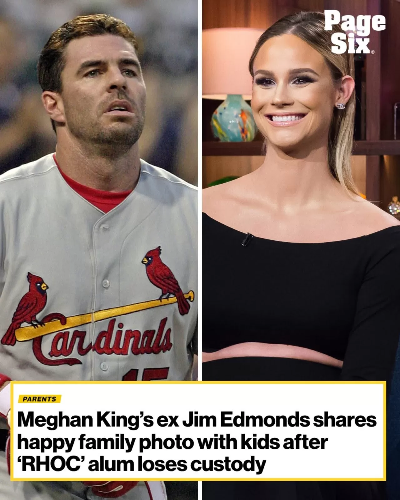 Jim Edmonds, Çocuklarıyla İlk Bayramını Kutladı