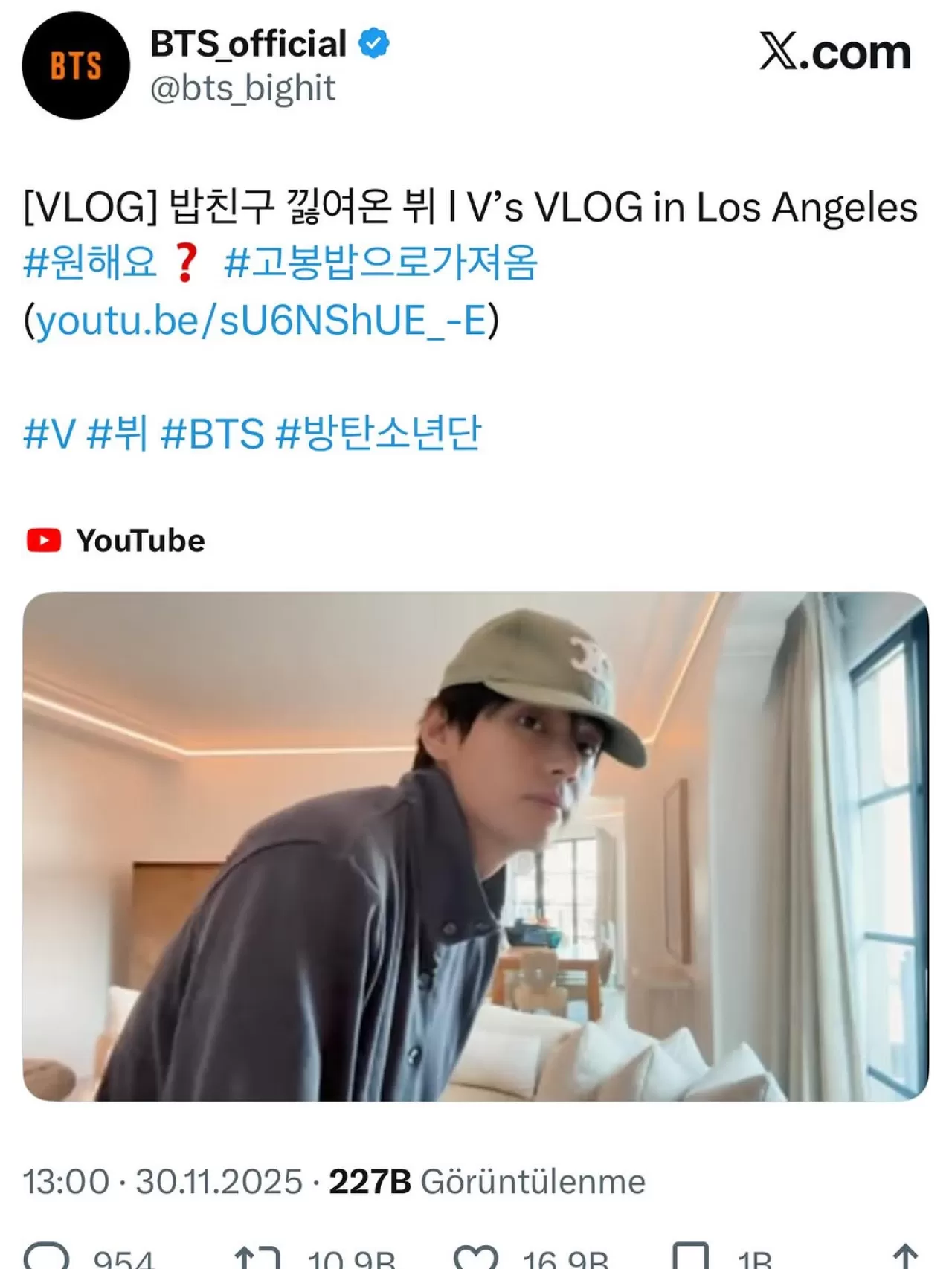 BTS Üyelerinin Los Angeles Buluşması, VLOG Formatında Yayınlandı
