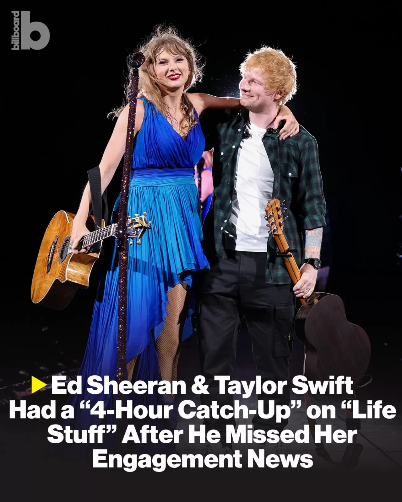 Ed Sheeran, Taylor Swift'in Nişan Haberini Sosyal Medyadan Öğrendi
