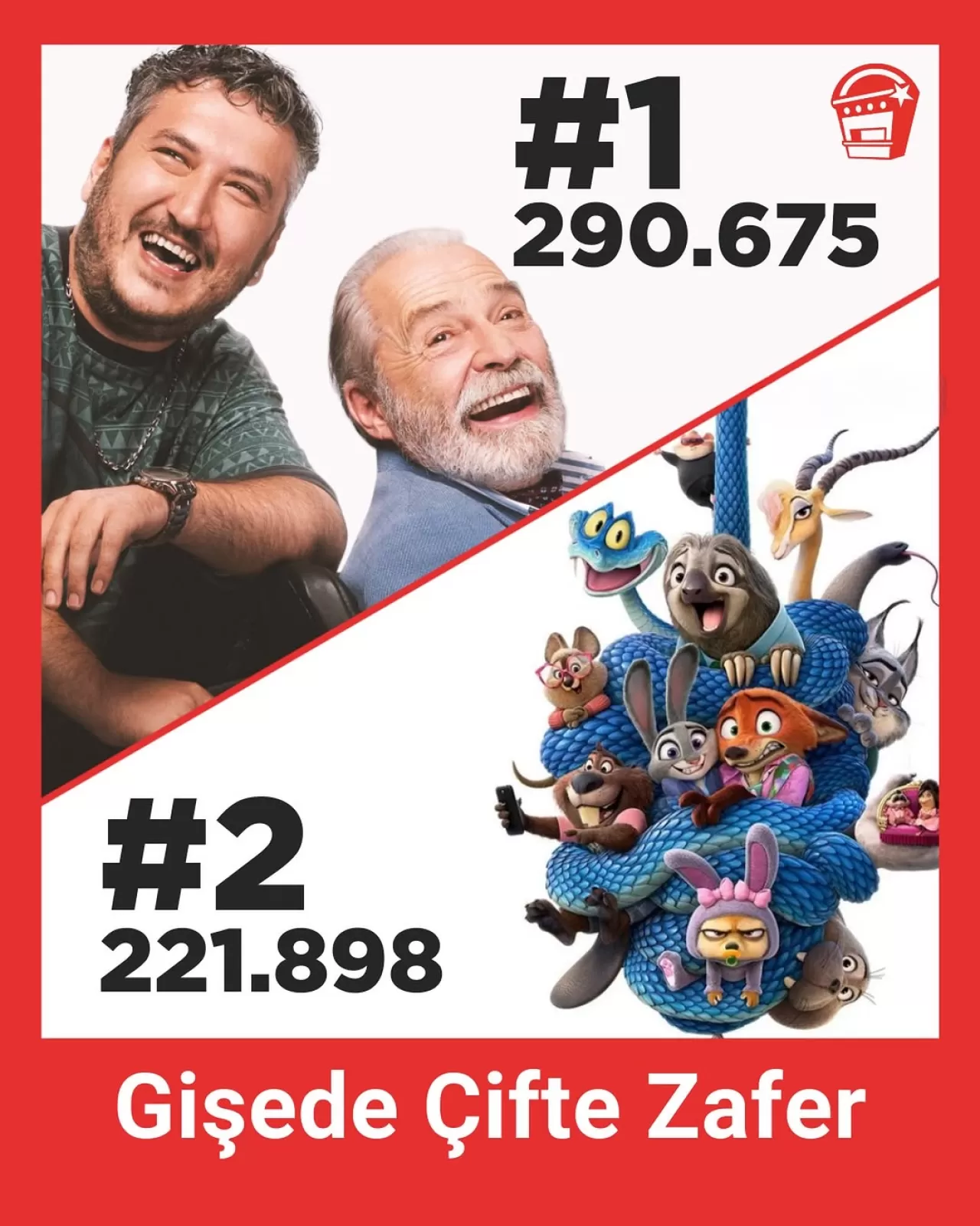 Yan Yana, Gişedeki Liderliğini Üçüncü Haftasında da Sürdürdü