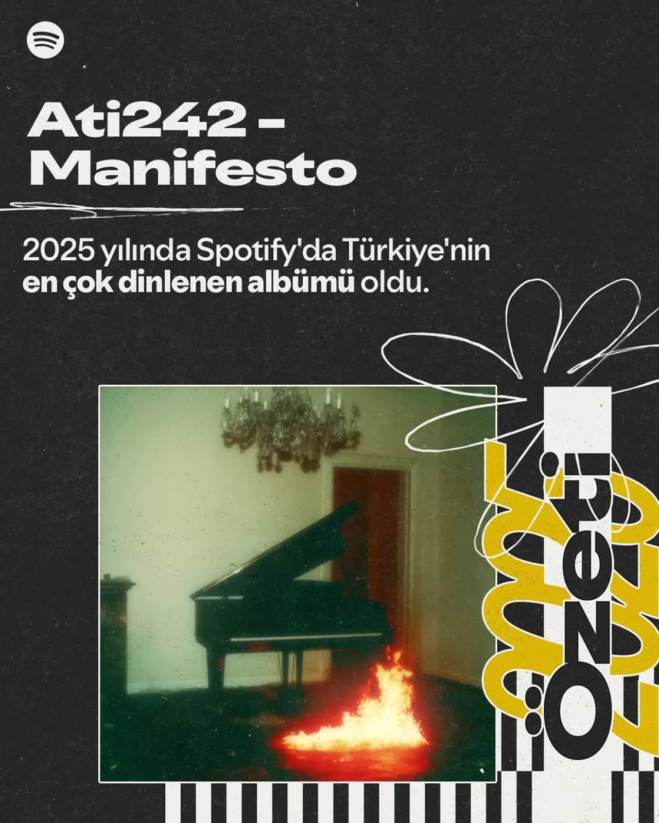 Manifesto, 2025'te Spotify'da Türkiye'nin En Çok Dinlenen Albümü Oldu