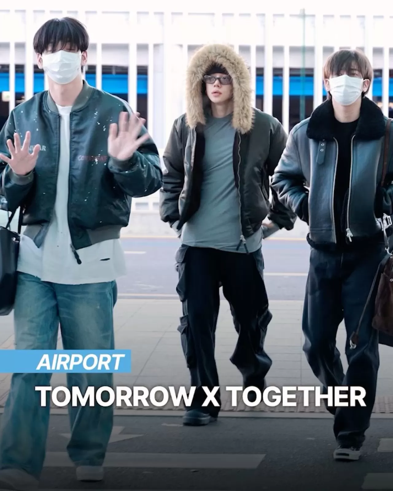 TXT, Incheon Uluslararası Havalimanı'ndan Yurtdışına Hareket Etti