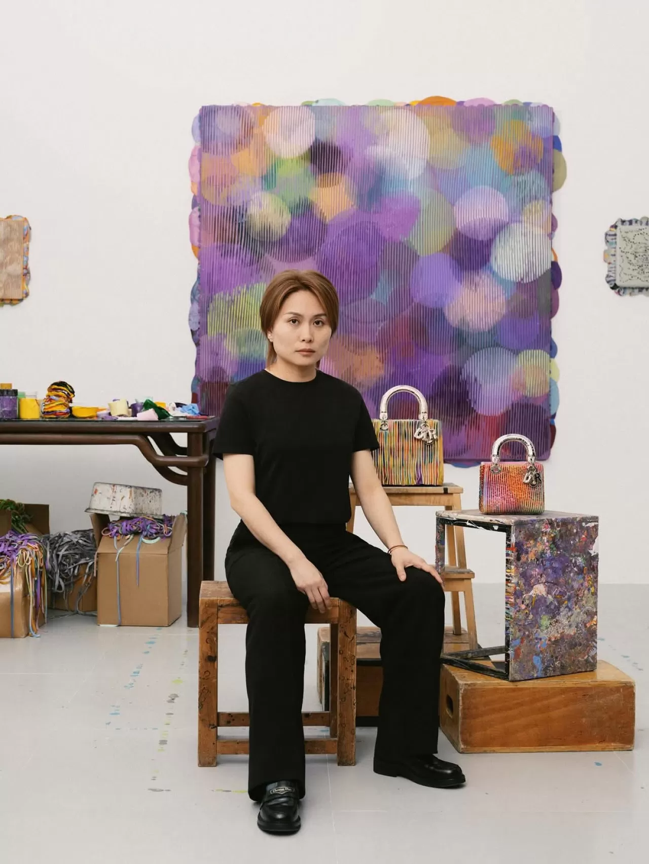 Dior Lady Art'ın 10. Yılında Sanatçı Ju Ting, Lady Dior Çantasını Yeniden Yorumladı