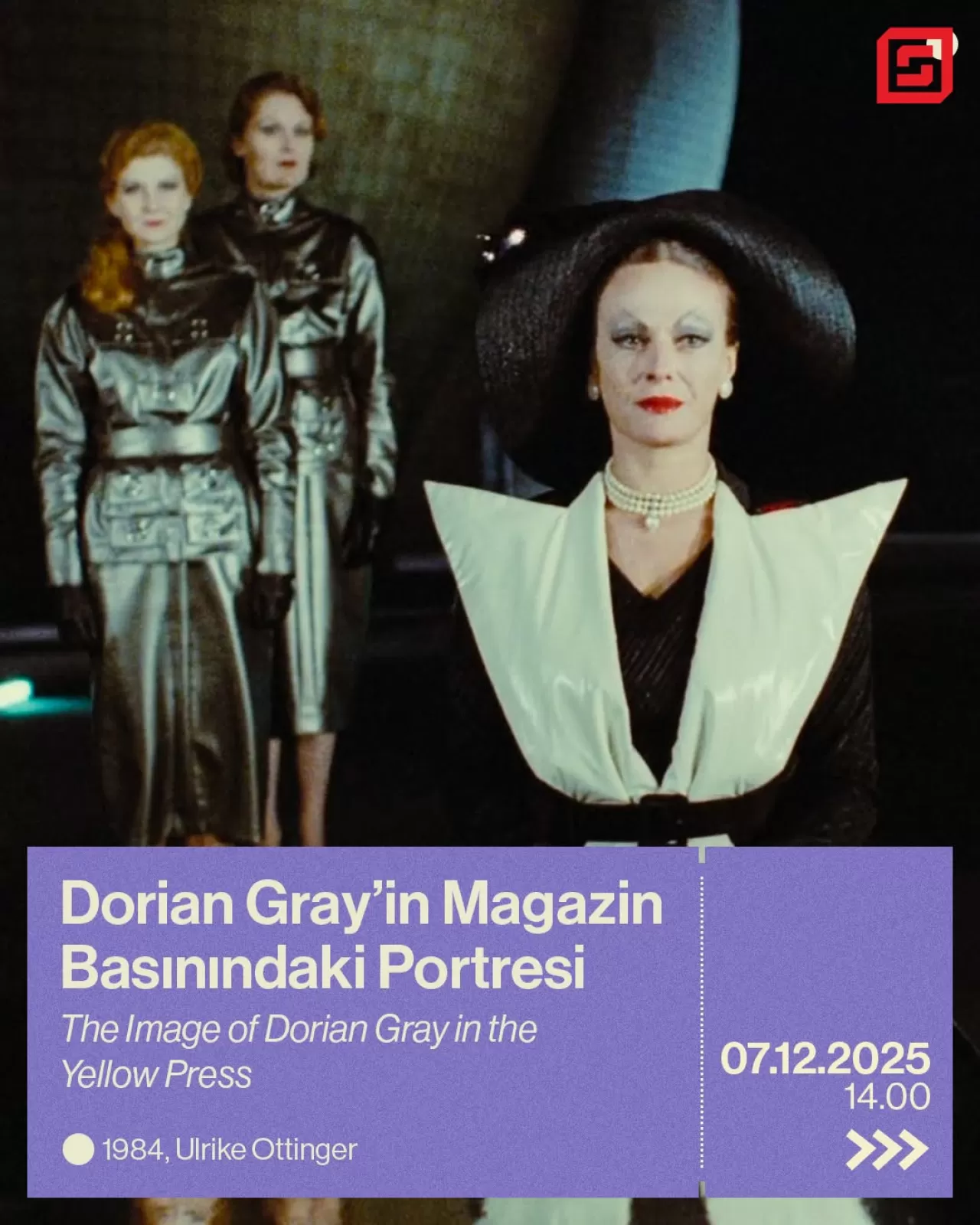 Ulrike Ottinger'in Dorian Gray'in Magazin Basınındaki Portresi Sinematek'te