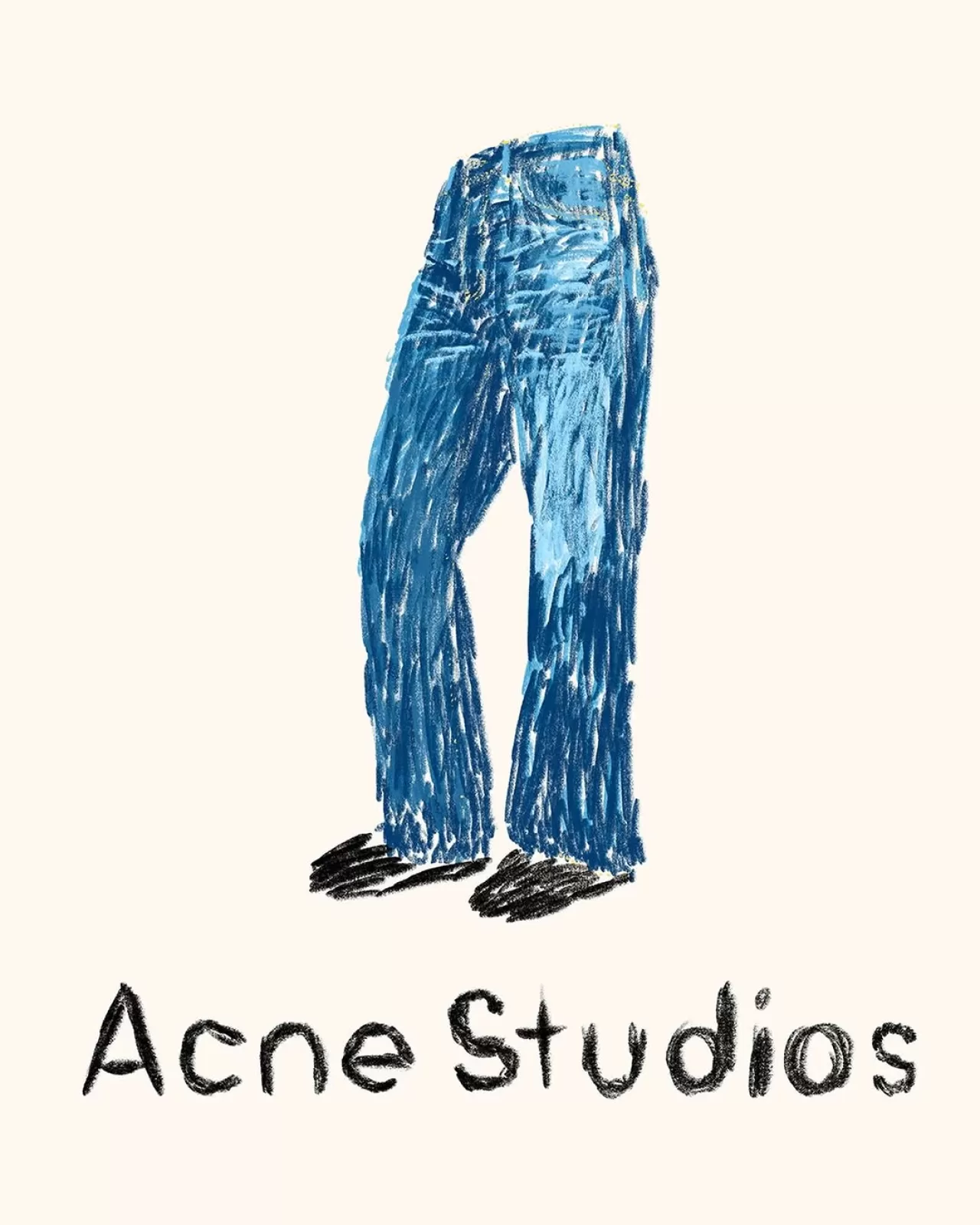 Acne Studios, Michael McGregor İmzalı El Çizimi Denim Koleksiyonunu Tanıttı