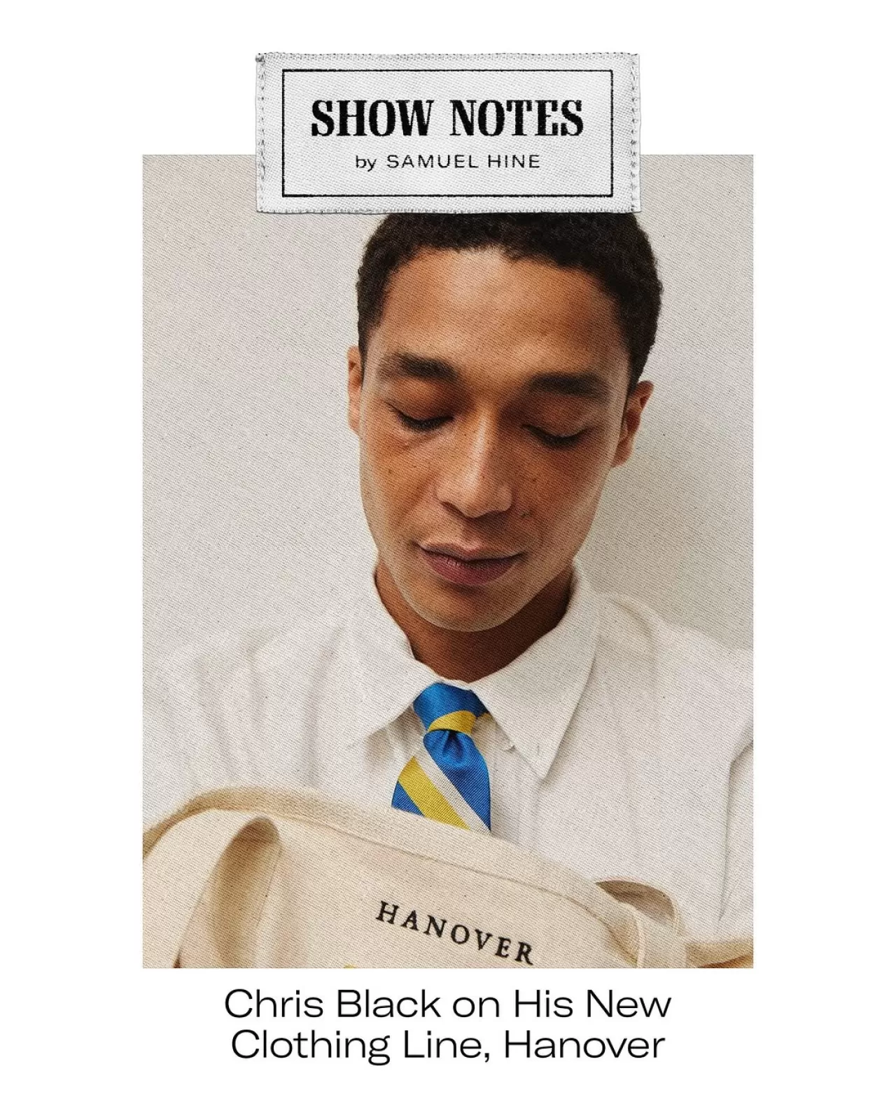 Chris Black, Hanover Markası ile Erkek Giyimdeki Boşluğu Hedefliyor