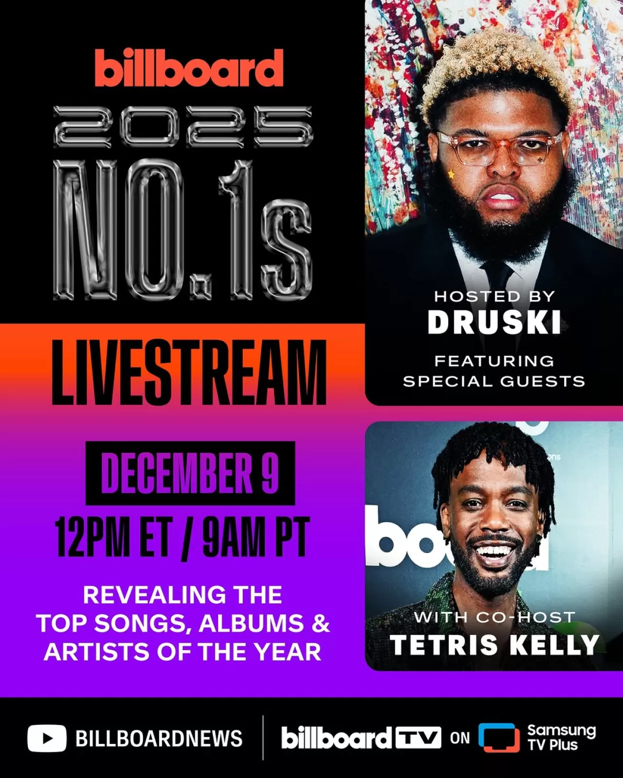 Billboard, 2025 Yılının En Başarılı Şarkı ve Sanatçılarını Açıklamaya Hazırlanıyor