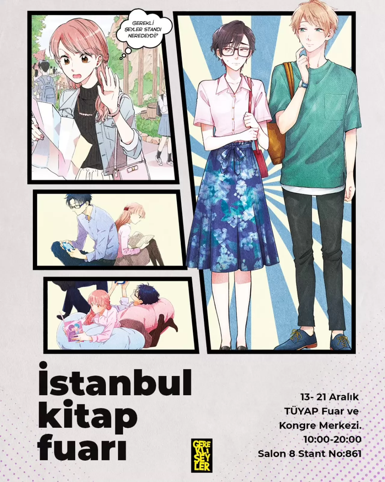 Gerekli Şeyler, İstanbul Kitap Fuarı'nda Manga ve Çizgi Roman Tutkunlarıyla Buluşacak