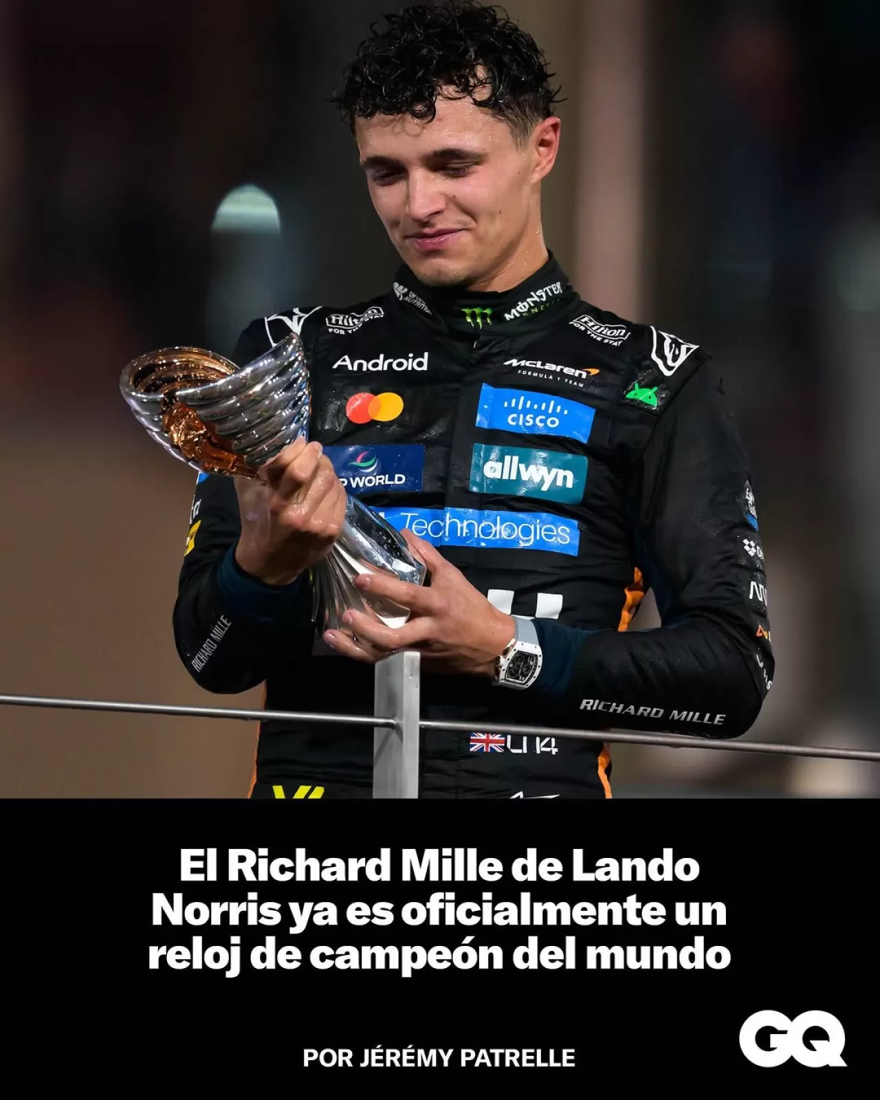 Lando Norris'un Dünya Şampiyonluğunu Kutlama Stili: Abu Dabi'deki Zafer ve Özel Saat